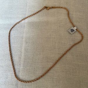 Rope stainless steel necklace
